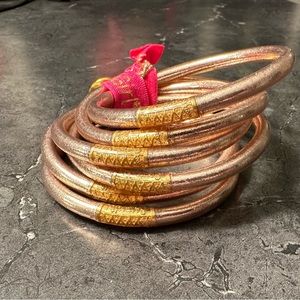 BuDha Girl Champagne All Weather Bangles - Size Medium